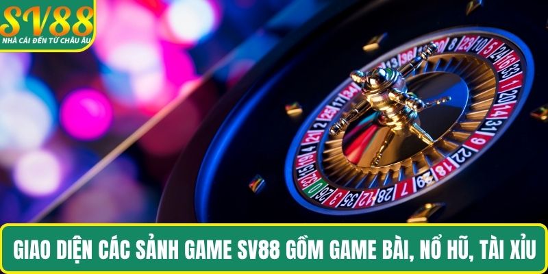 Giao diện app SV88 trên điện thoại